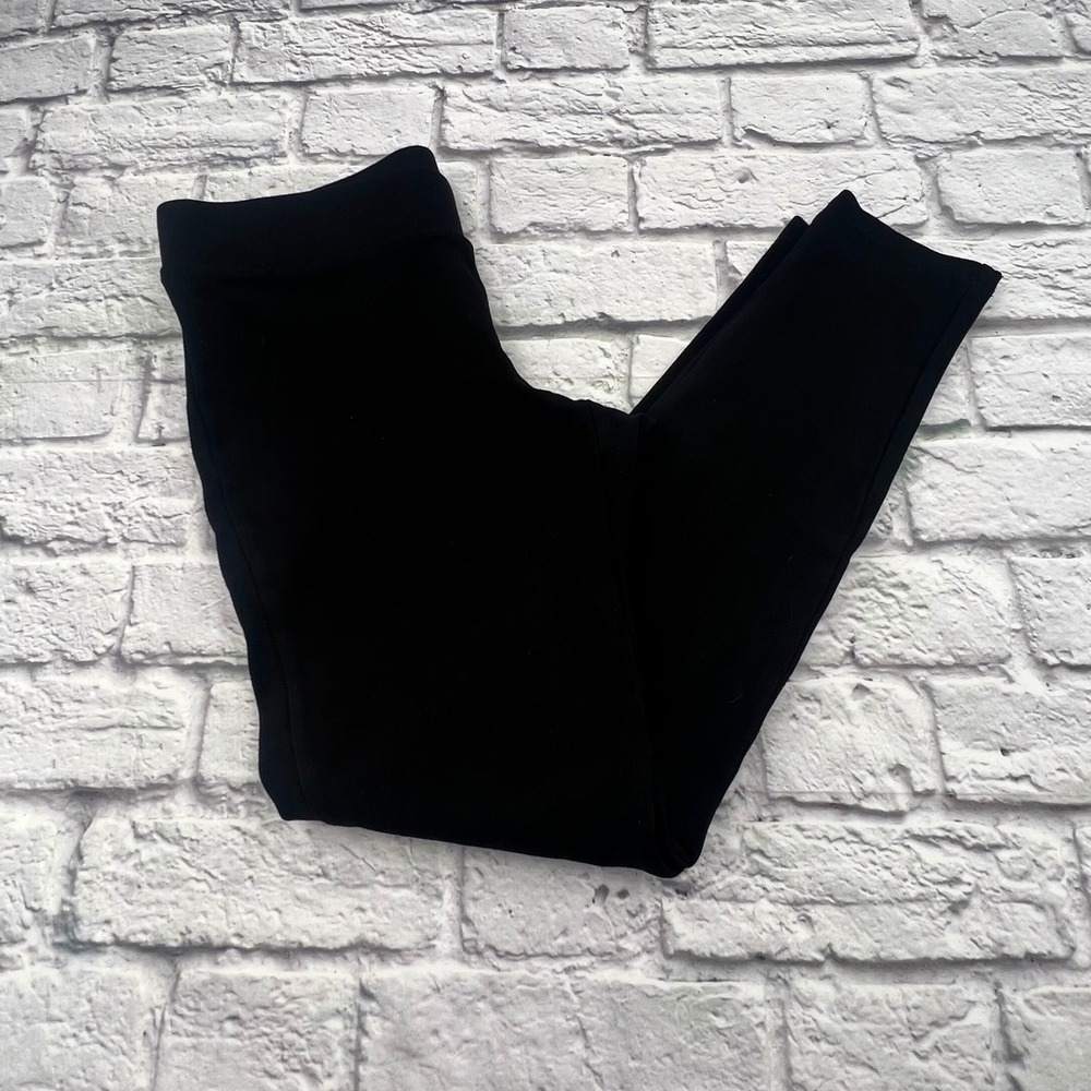 Cabi Women's High Rise Pull On Slim Leg Knit Pants Black Size Small Career